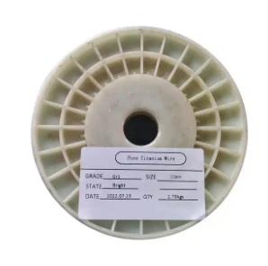 Gr1 0.3mm Dia. Pure Titanium Metal Wire