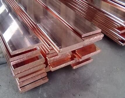 Manufacturers Direct Sales Copper Flat Bar/T1 T2 T3 Tp2 Copper Flat Bar Copper Row Copper Bar