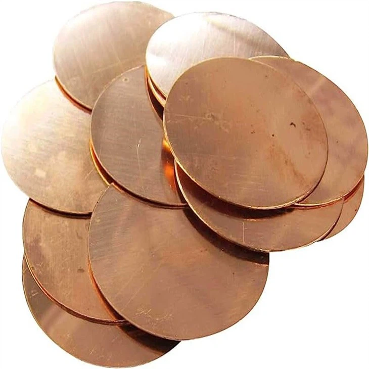 Round Copper Plate
